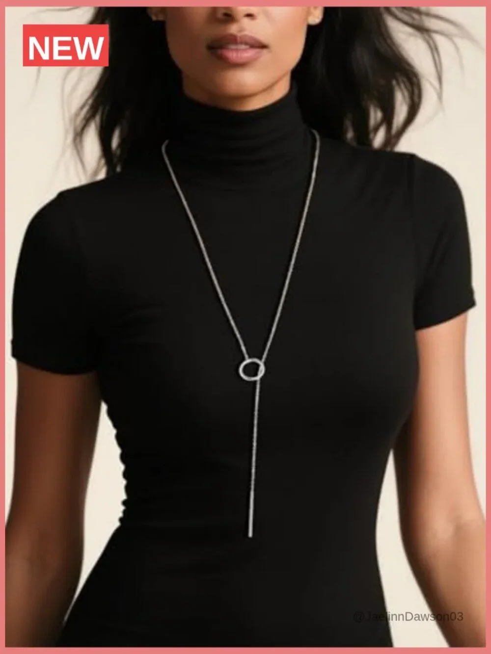 14K Gold Plated Long Y-Shaped Dainty Bar Pendant Necklace Set 28 inch